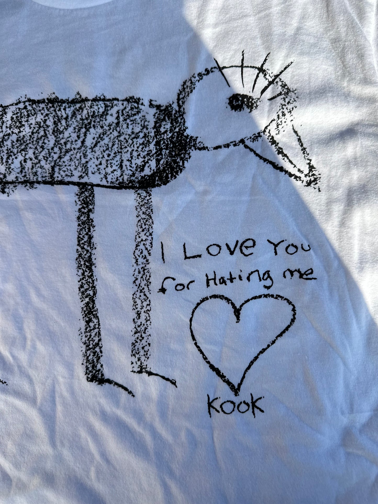KOOK T-shirt I love you for Hating me